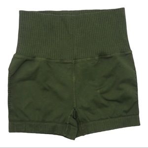 Secret Moss Free People Good Karma Running Shorts